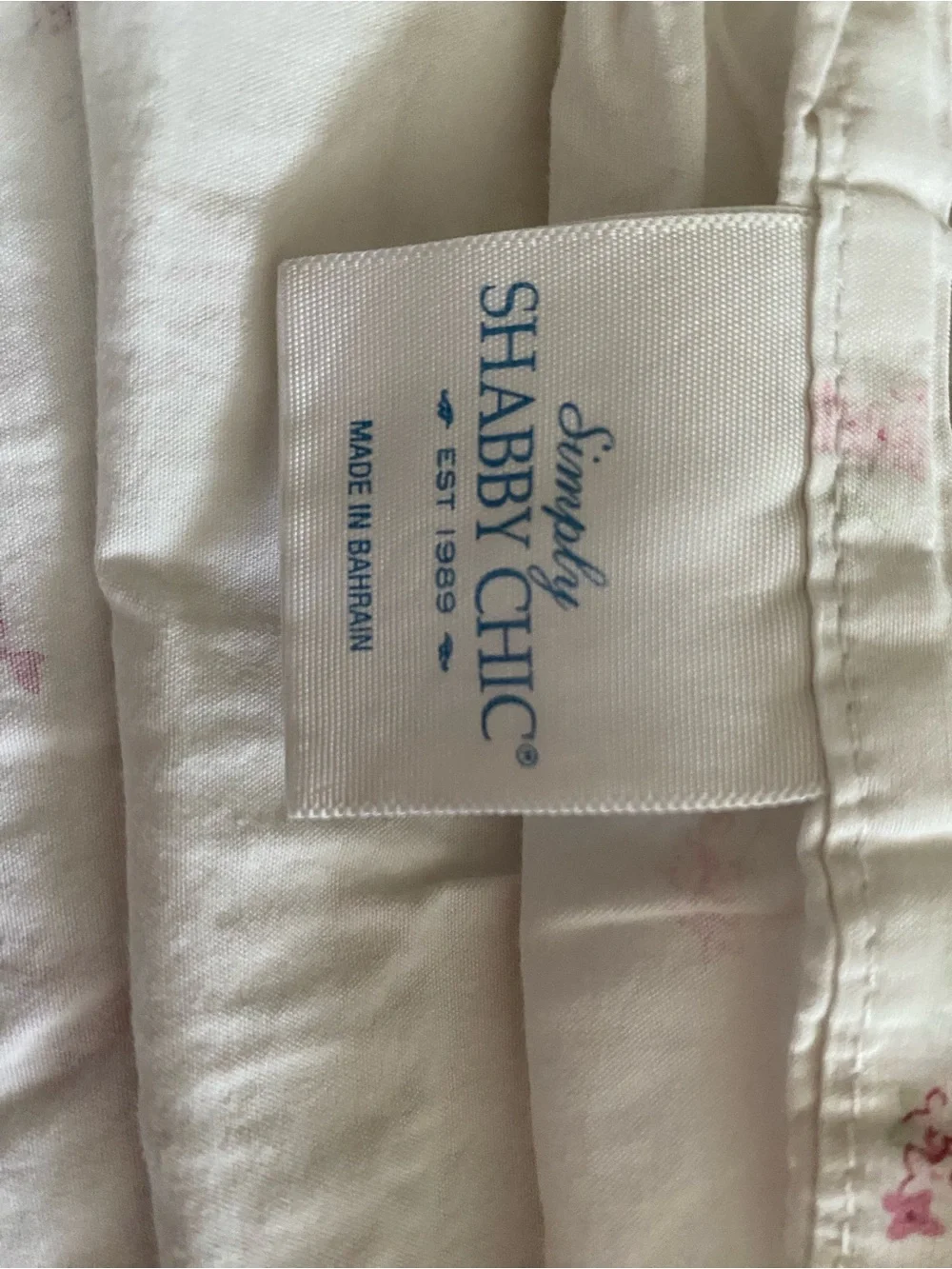 Shabby Chic Pink Floral Cotton Duvet Cover Set